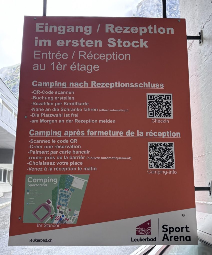 Sport Arena late check-in QR code