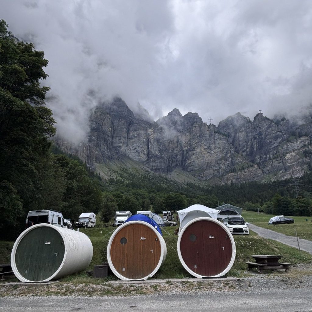 Sport Arena Leukerbad bungalow and camper parking