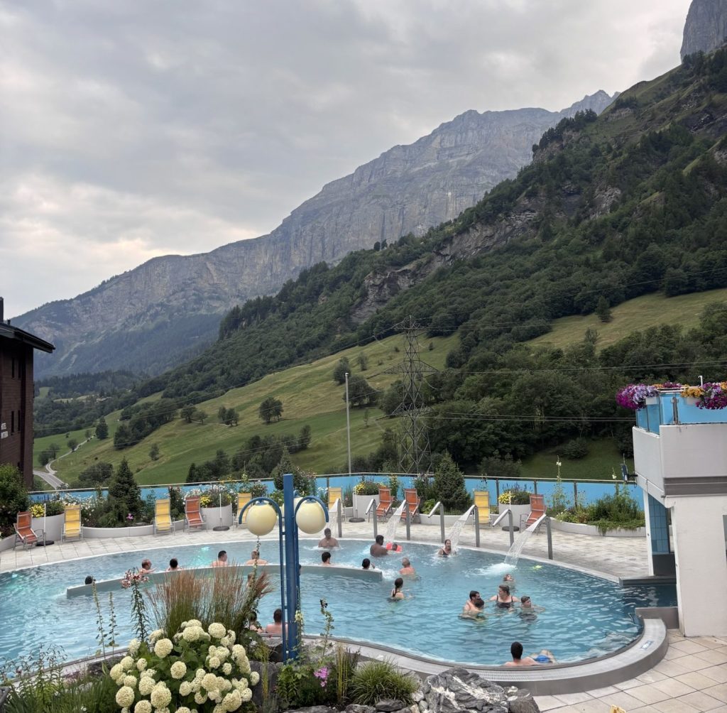 leukarbad therme, alpine thermal bath